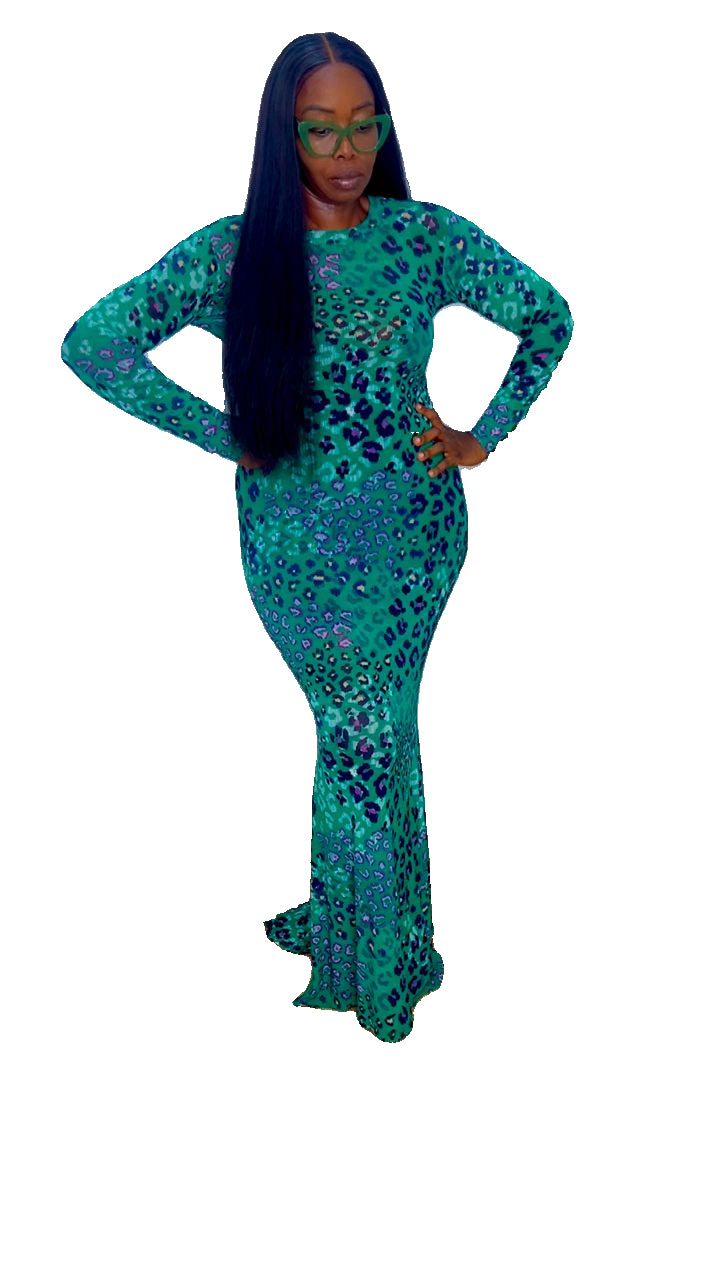 Maxi Party Mesh Dress