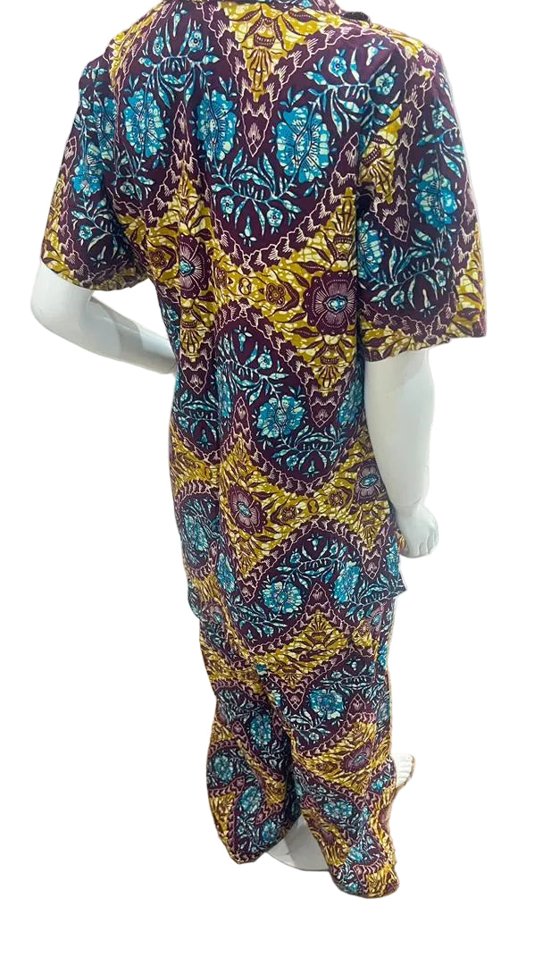 2Piece Summer Party Pant Set - Cotton - 097 - Tall Length