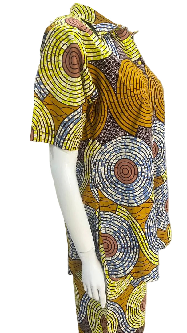 2Piece Summer Party Pant Set - Cotton - 097 - Tall Length