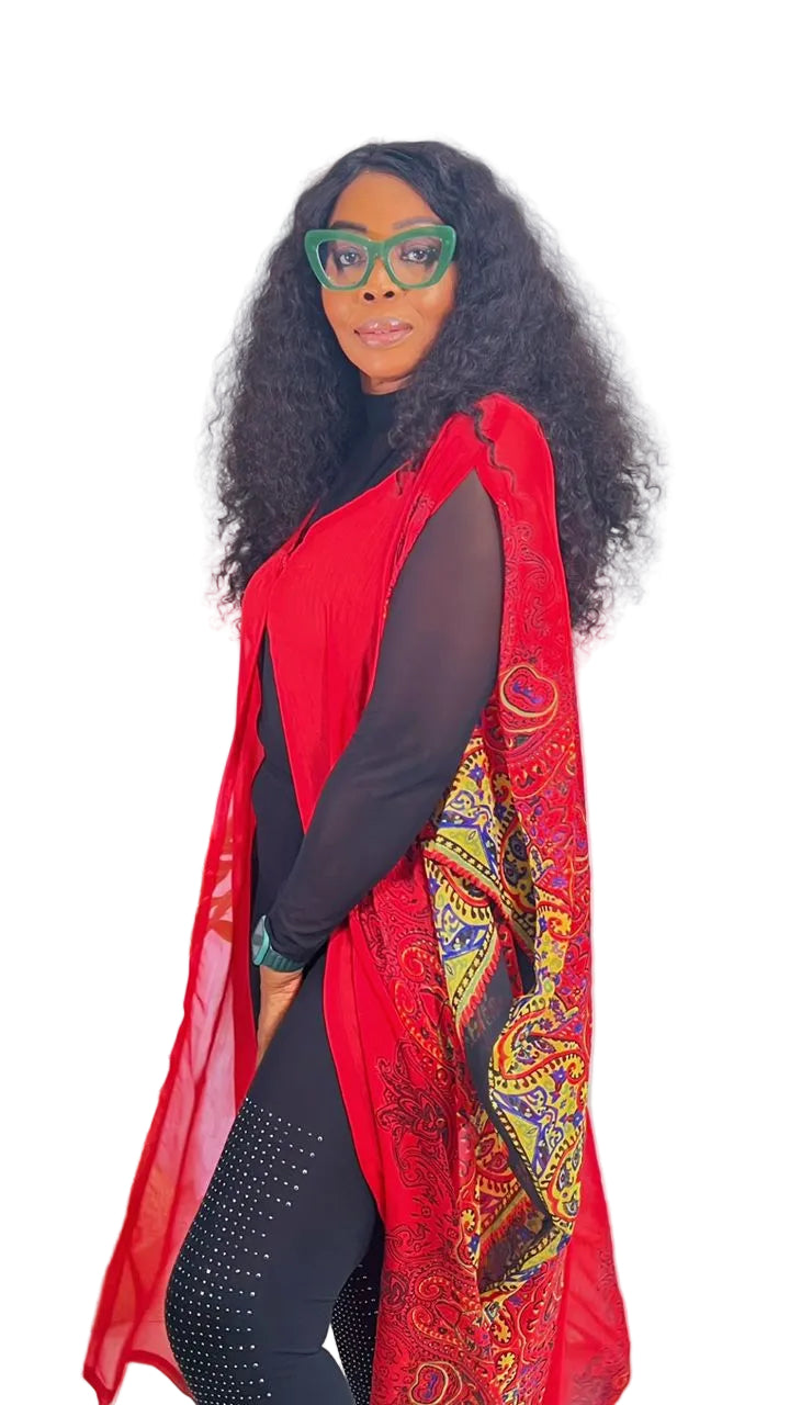 Chiffon print Summer Beachwear Party Dress - SOLAYA