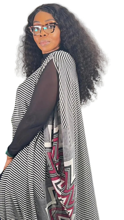 Chiffon print Summer Beachwear Party Dress - SOLAYA
