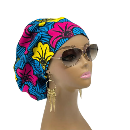 Custom made Nurse Scrub cap - Ankara 100% Cotton