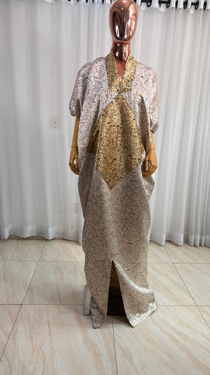 Brocade kaftan/BouBou/Caftan Shirt dress Summer/Beach wear Evening wear maxi/gown - 103