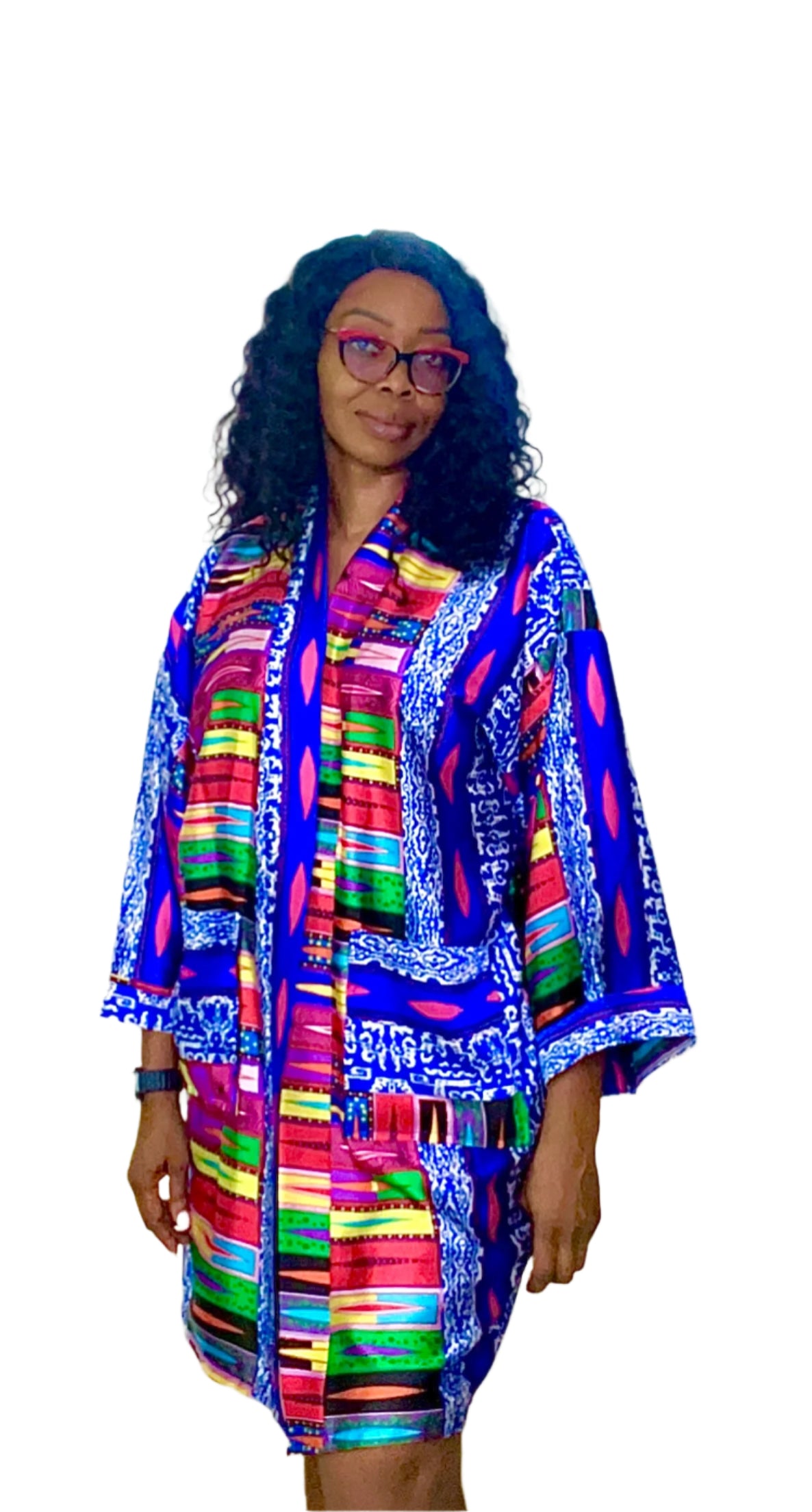 Multi-Colour Designer Silk Kimono - 043