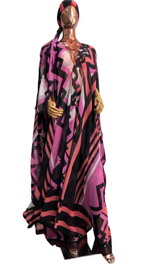 Chiffon Pant Set - 089 - Tall Length