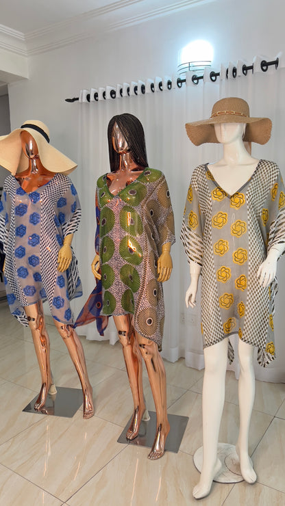 Chiffon Tops Beach cover-up - 065