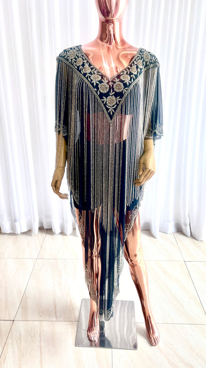 Luxury Beaded Net Top  - 075