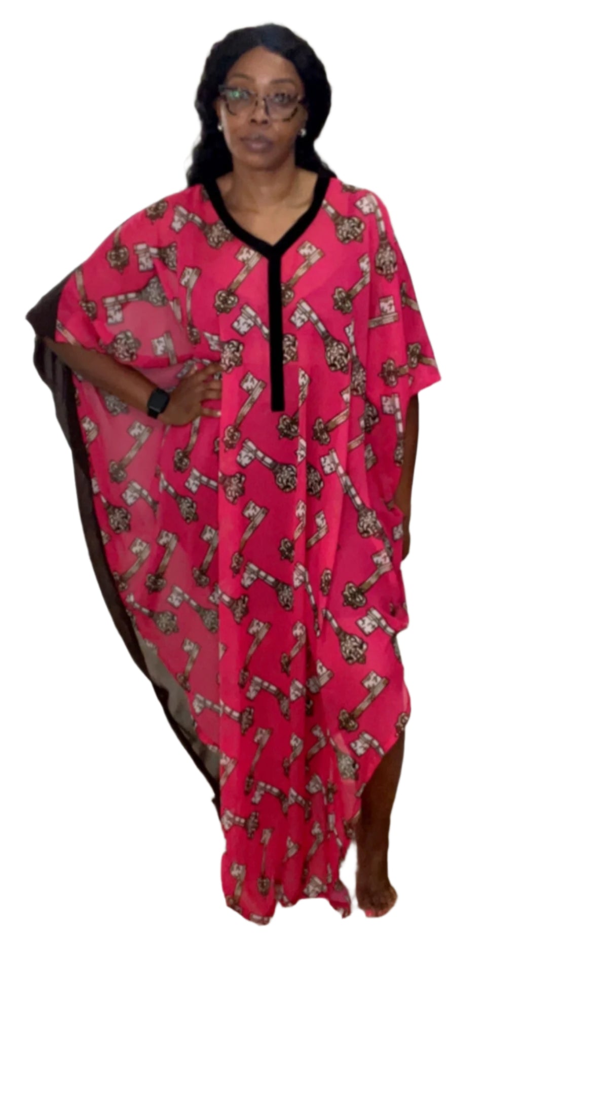 Eezzy Chiffon Maxi Dress/ Lounge top - 049