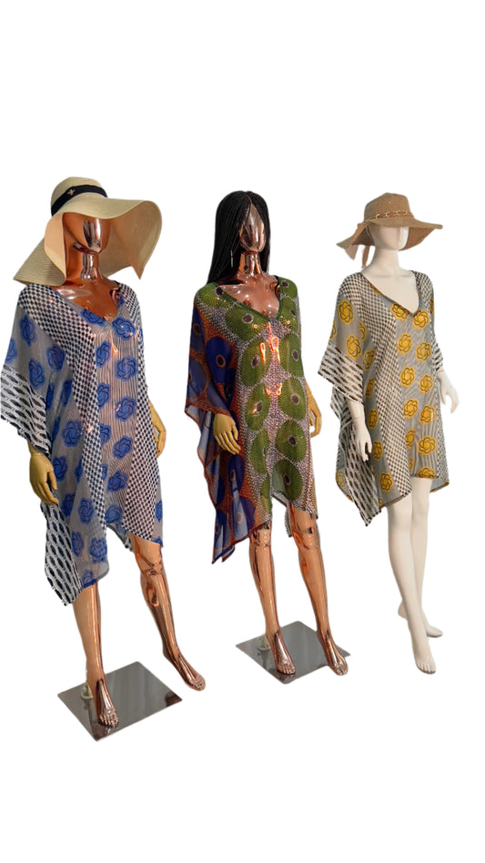 Chiffon Tops Beach cover-up - 065