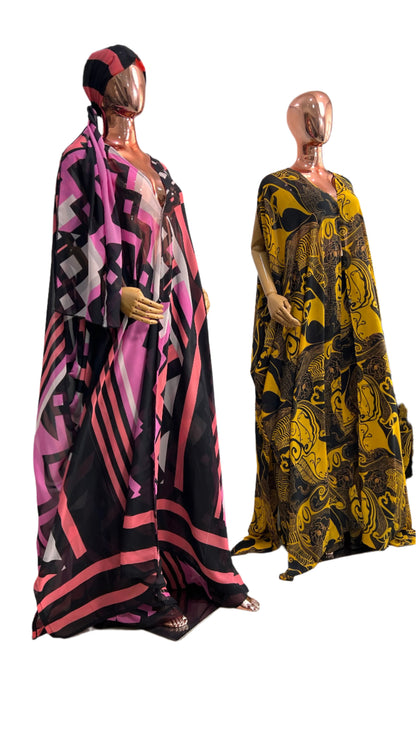 Chiffon Pant Set - 089 - Tall Length