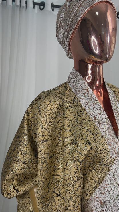 Brocade kaftan/BouBou/Caftan Shirt dress Summer/Beach wear Evening wear maxi/gown - 103