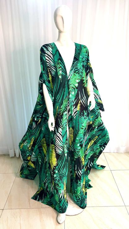 Chiffon Maxi Summer Beachwear Party Dress - 048 - Tall Length - One Size