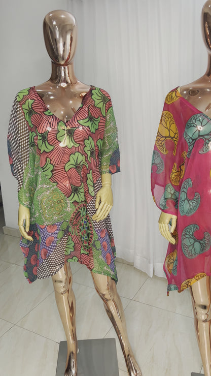 Chiffon Tops Beach cover-up - 065