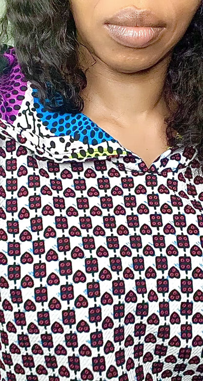 Eezzy Ankara Stretch Lounge Maxi Dress - 018