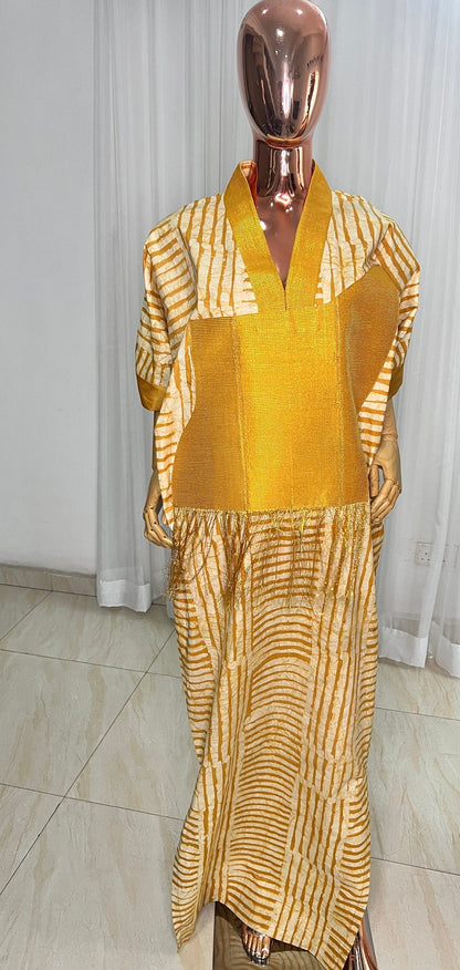 Adire/Batik Tye Dye Cotton kaftan/BouBou Kaftan/Caftan Shirt dress Summer/Beach wear Evening wear maxi/gown with slit