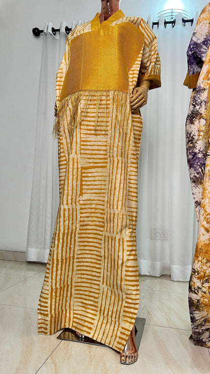 Adire/Batik Tye Dye Cotton kaftan/BouBou Kaftan/Caftan Shirt dress Summer/Beach wear Evening wear maxi/gown with slit